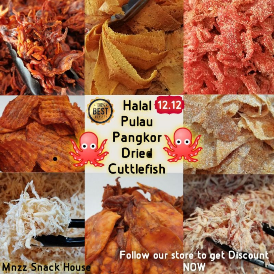 🔥 PROMOSI 🔥 Halal Sotong Kering Pulau Pangkor Island Dried Cuttlefish
