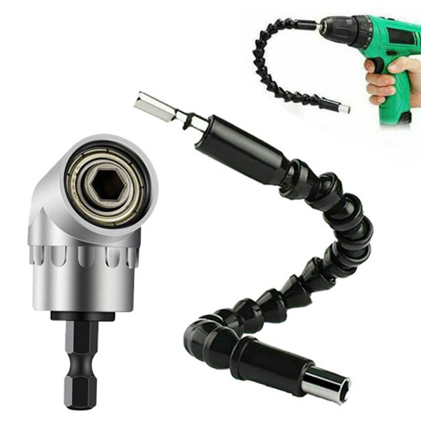 Thiết Bị Góc 105 Độ Tua Vít Góc Điều Chỉnh Được Tuốc Nơ Vít Góc Điện Đầu Uốn Với Tay Cầm Lục Giác Thanh Nối Dài