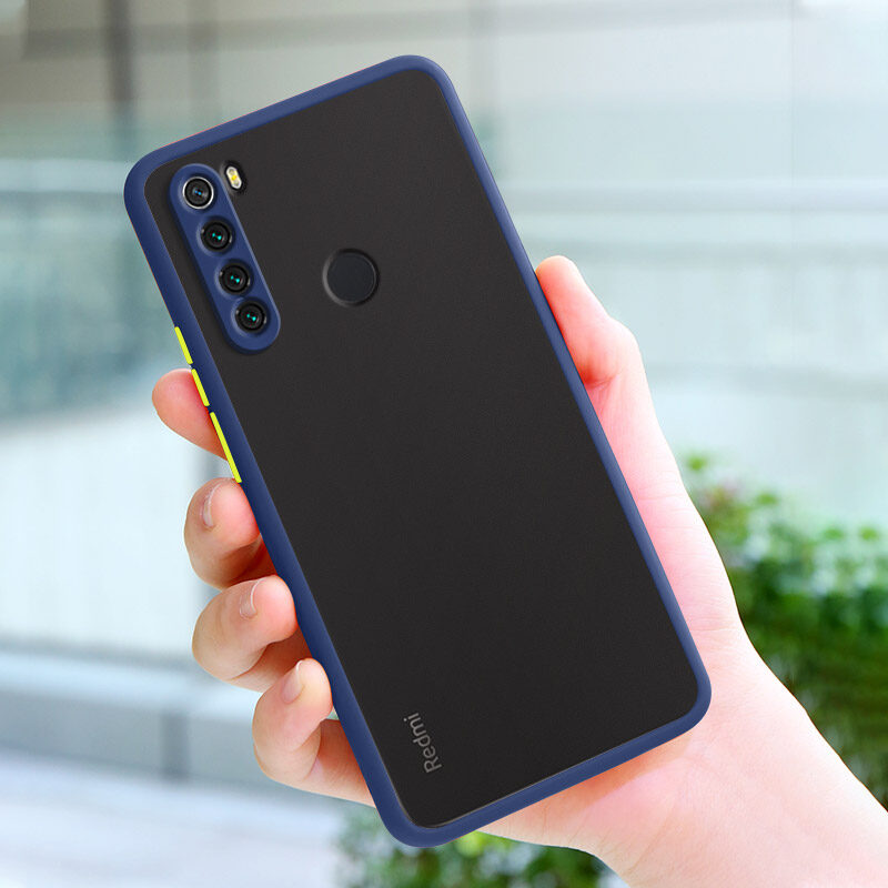 YBD Precision camera protection case For Xiaomi Redmi Note 8 Pro 8pro Casing multiple colour Matte Hard PC Back Cover Shockproof Phone Case
