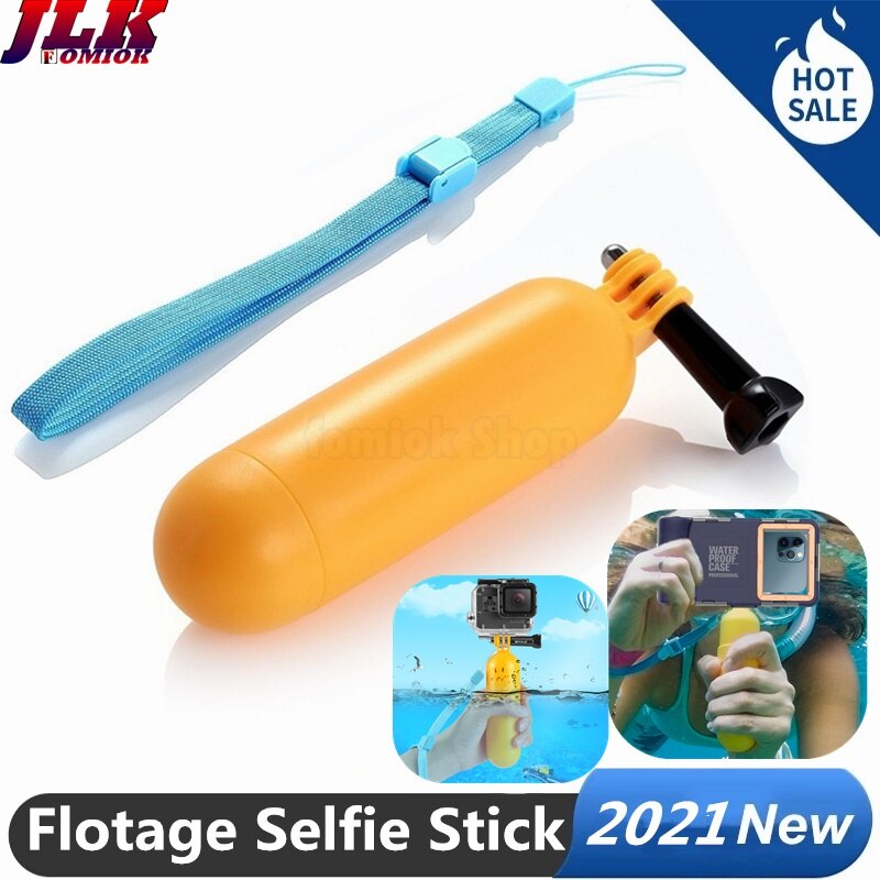 Swimming Diving Waterproof Floating Handheld Monopod Mount Hand Grip Selfie Stick for Underwater Photograph Technical Diving Case / GOPRO