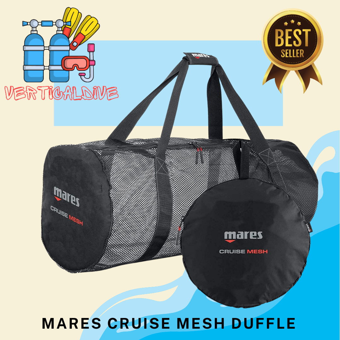 Mares Cruise Mesh Duffle Bag For Free Divers Scuba Lazada Lazada