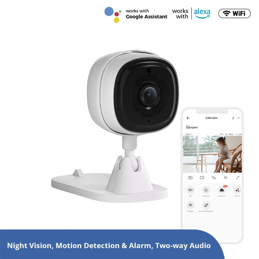 SONOFF CAM Camera An Ninh Thông Minh Wi-Fi Mỏng