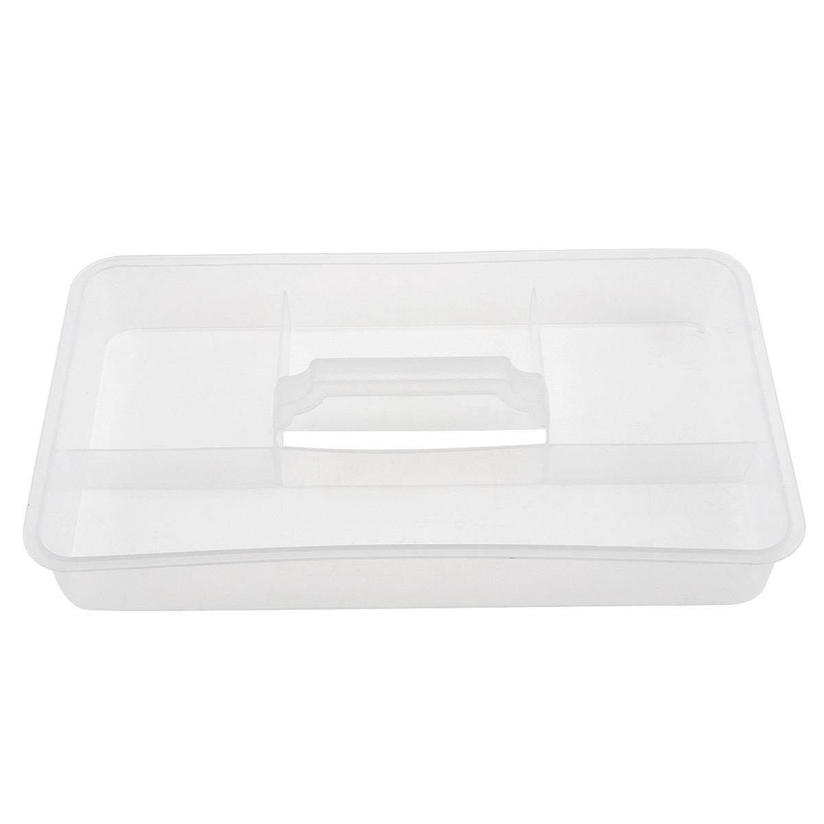 Hộp Đựng Dụng Cụ Hai Lớp Bằng Nhựa Trong Suốt Đa Chức Năng 10 Inch Phụ Kiện Phần Cứng