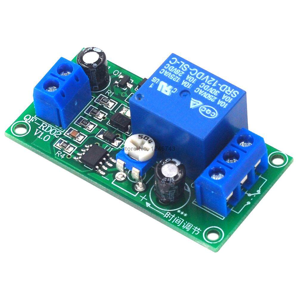 Ne555 Time Delay Relay Dc 12v Conduction Trigger Timing Delay Timer ...