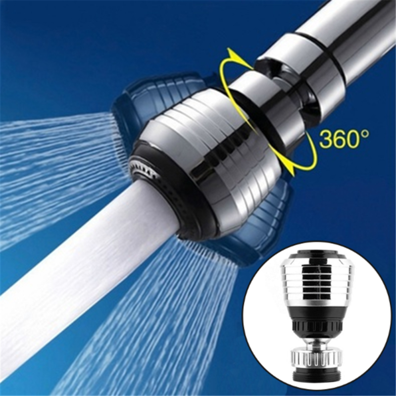 sanhe 360° Rotate Faucet Filter Tap Diffuser Extender Adapter Rotating Bubbler Water Saving Gadget Kitchen Accessories Sink Faucet Extension