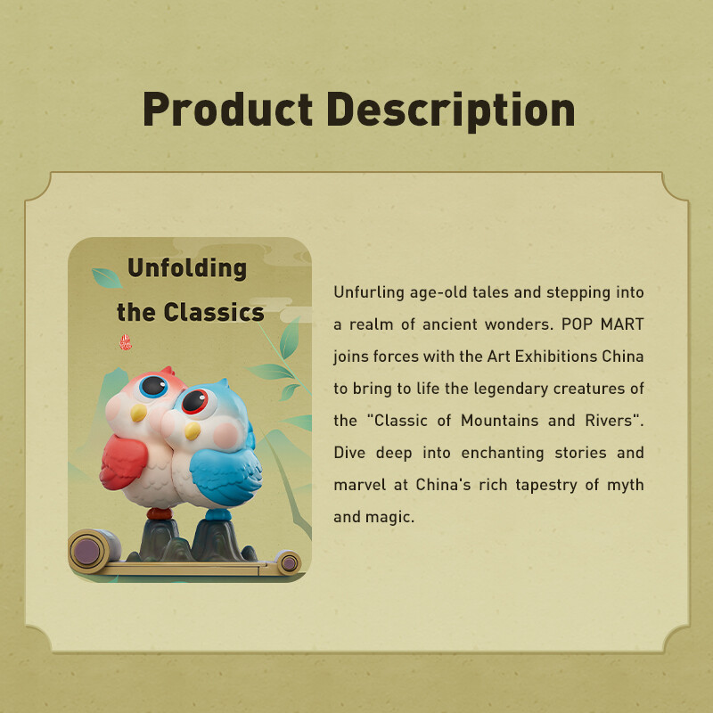 POP MART Unfolding the Classics Series Figures Blind Box