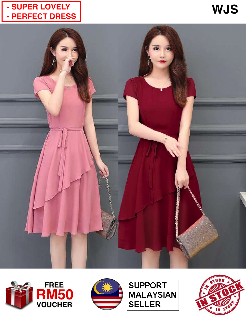 plain chiffon frocks