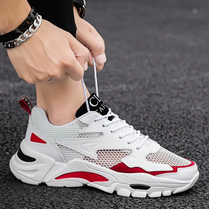fashion mens breathable sports shoes