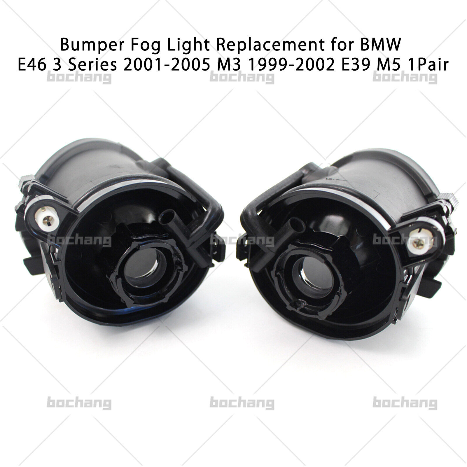 Bumper Fog Light Replacement for BMW E46 3 Series 2001-2005 M3 1999-2002 E39 M5 1Pair