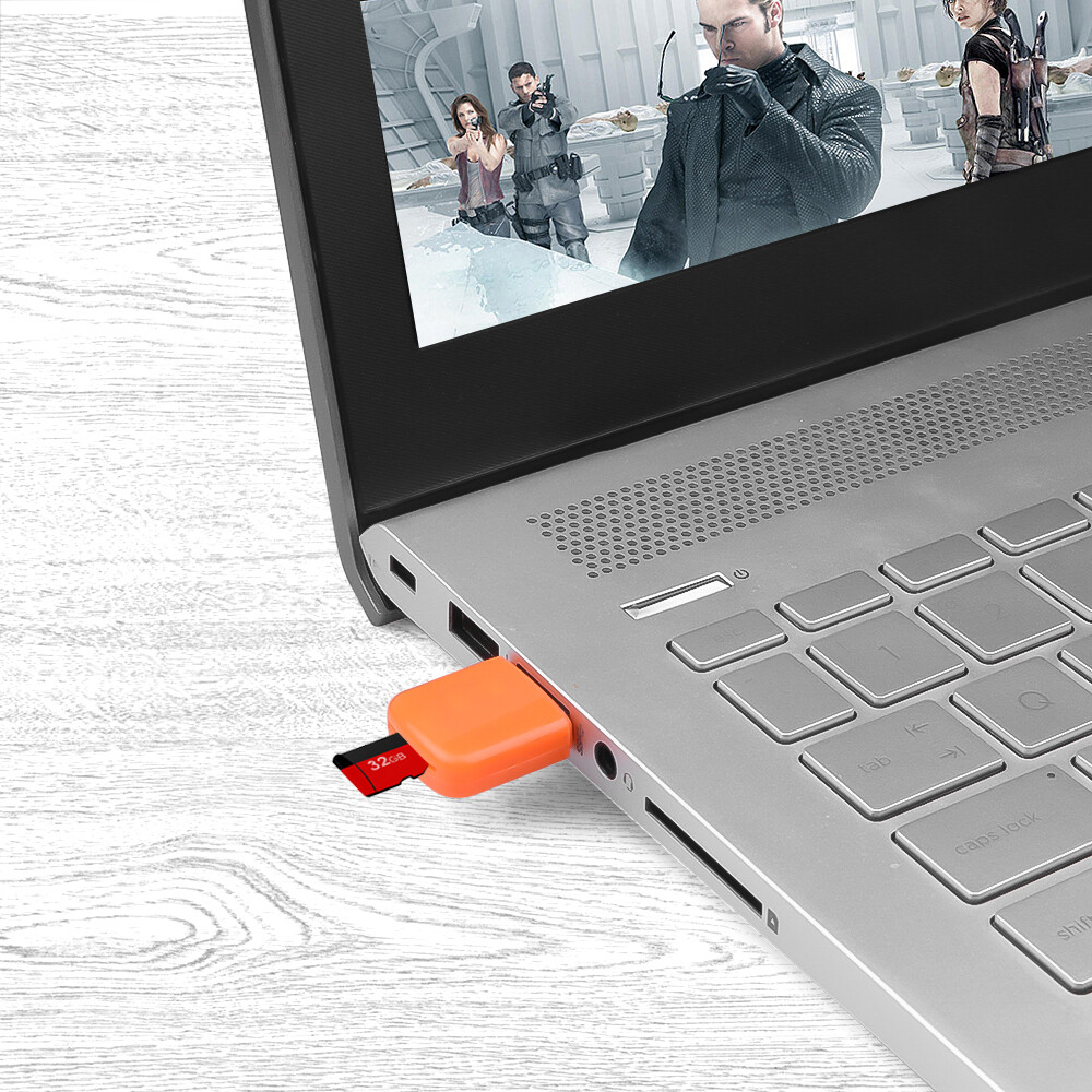 Kebidumei Bộ Chuyển Đổi USB Đọc Thẻ USB 2.0 Tốc Độ Cao Cho Đèn Flash Đầu Đọc Thẻ Nhớ TF Bộ Chuyển Đổi Sang Bộ Chuyển Đổi