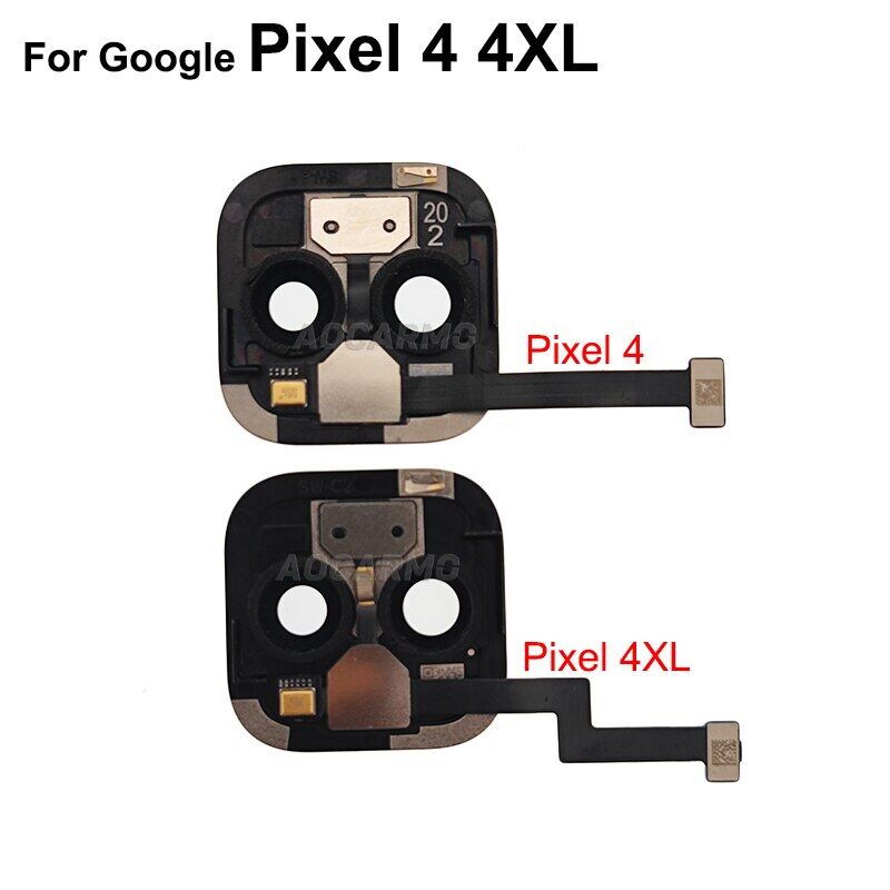 Aocarmo For Google Pixel 4 XL 4XL Rear Back Camera With Frame Proximity Ambient Flash Light Rion Flex Repair Part