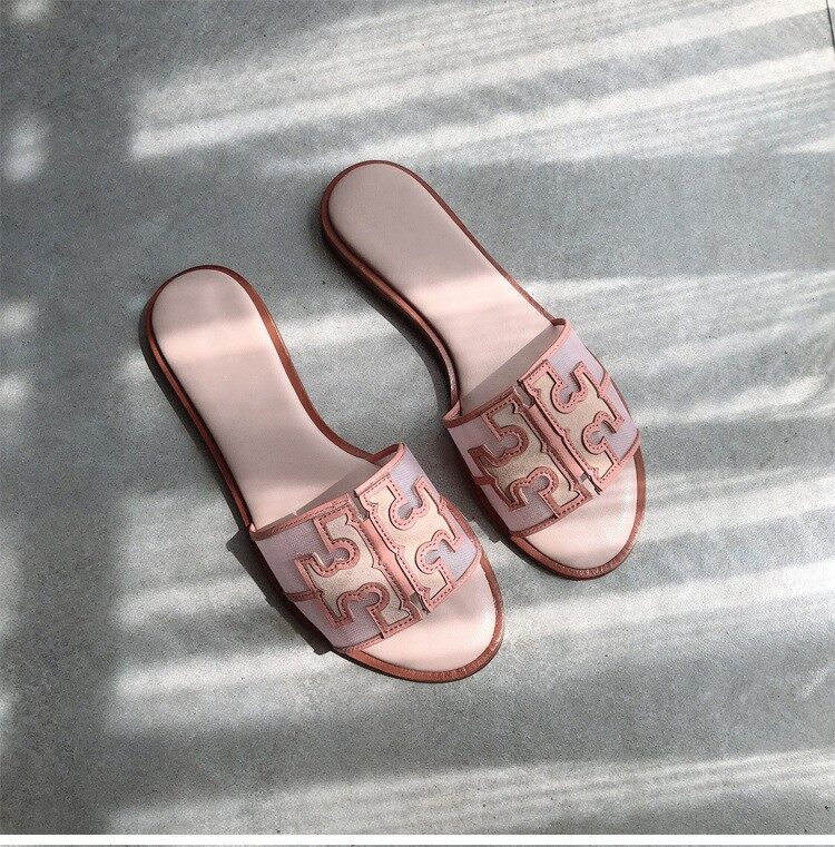 Tory Burch Korean style flat sandals-Intl