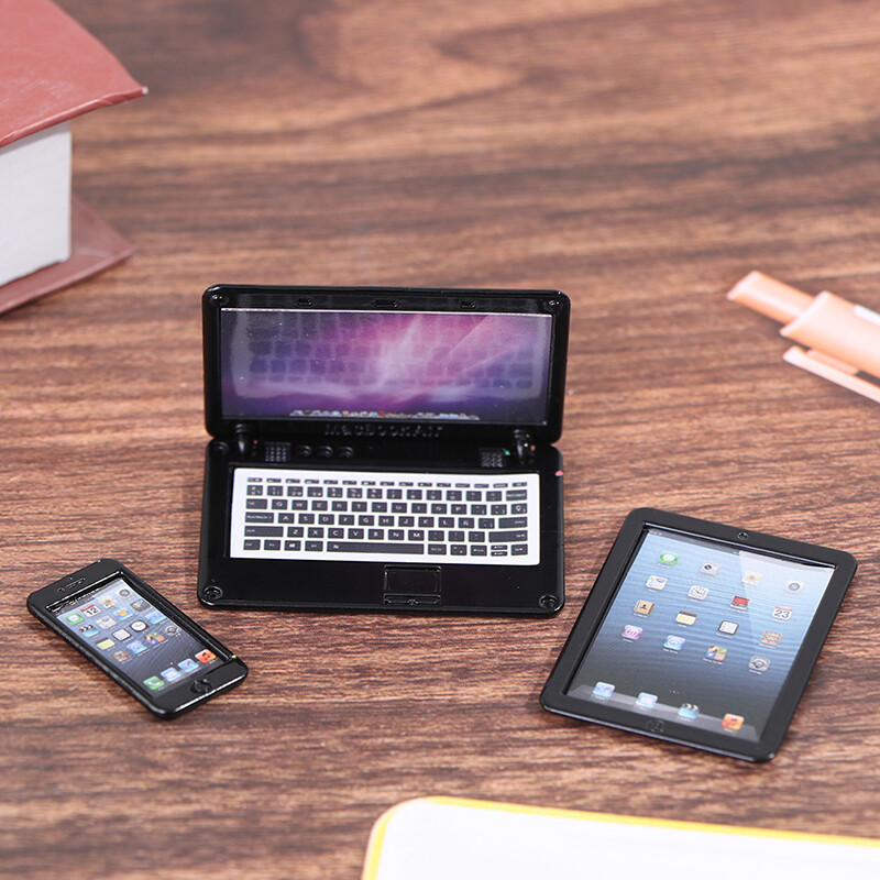 , Máy Tính Bảng Điện Thoại Di Động Thu Nhỏ Cho Búp Bê