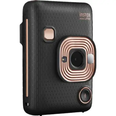 Fujifilm Instax Mini LiPlay Hybrid Instant Camera - [Elegant Black]