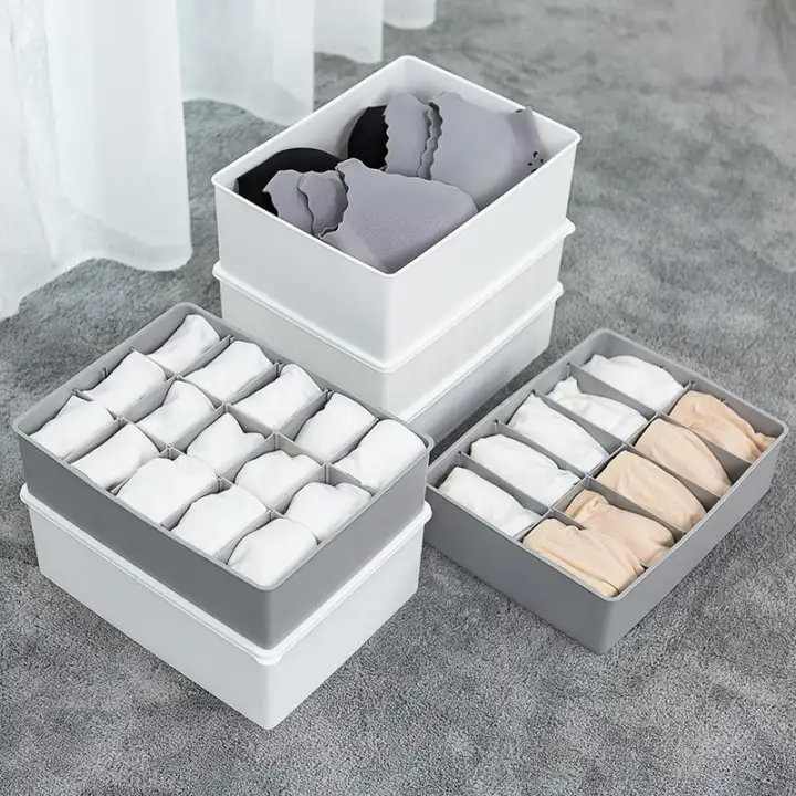 Plastic Underwear Storage Box Underwear Box Division Box Socks