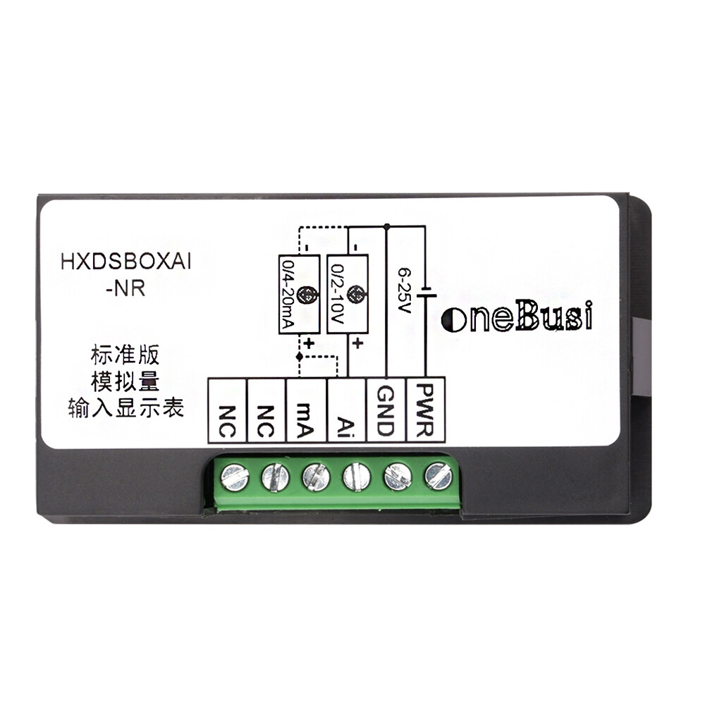 Đồng Hồ Hiển Thị Kỹ Thuật Số Bảng Hiển Thị Đầu Vào Analog 0-10V 0-20mA 2-10V 4-20mA