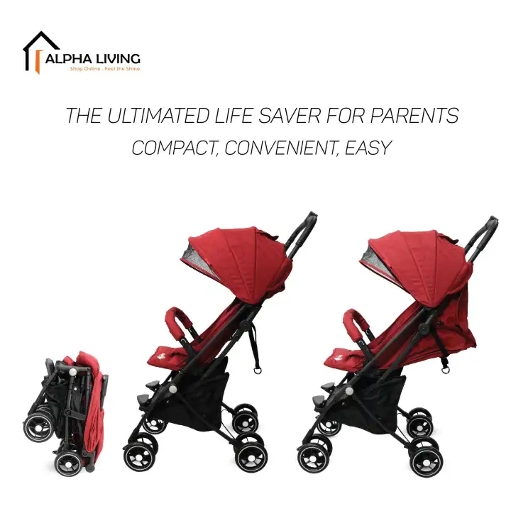 alpha living stroller
