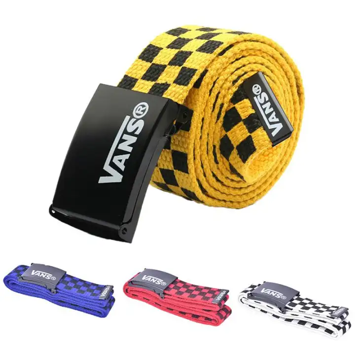 vans canvas belt