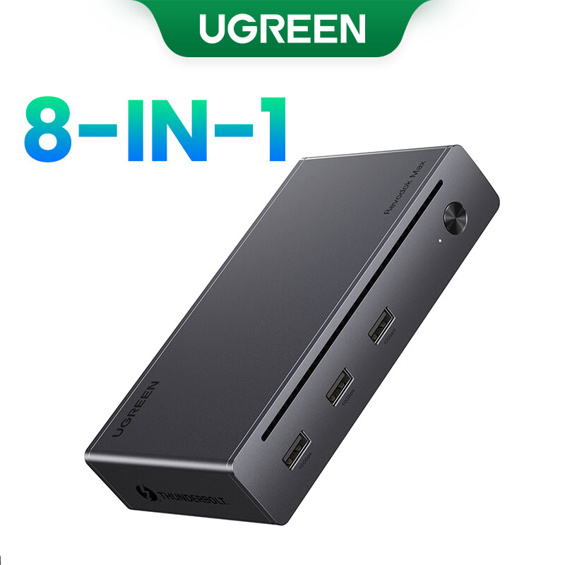 【新品・未開封】UGREEN Revodok Max 208 8-in-1 PC UGREEN Revodok Max 208 Thunderbolt 4 Dock 40Gbps 8-in-1 Docking