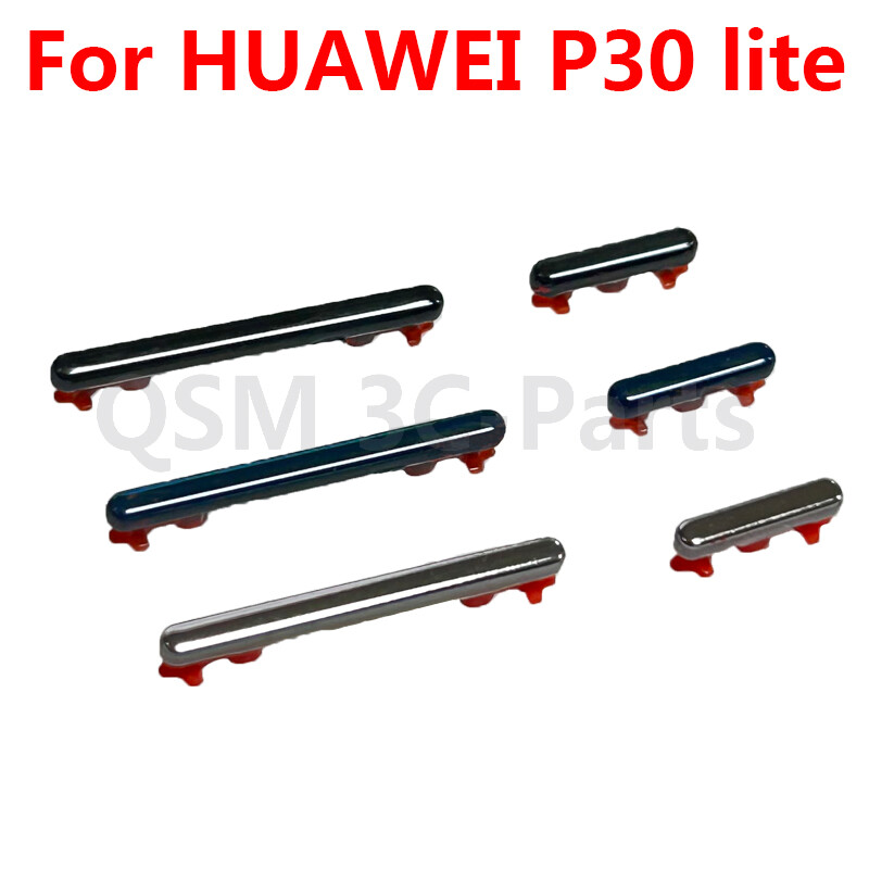 Cho Huawei Nova 4E /P30 Lite nút âm lượng và nguồn phím bên nút trên Off chuyển đổi thay thế phụ tùng thay thế sửa chữa