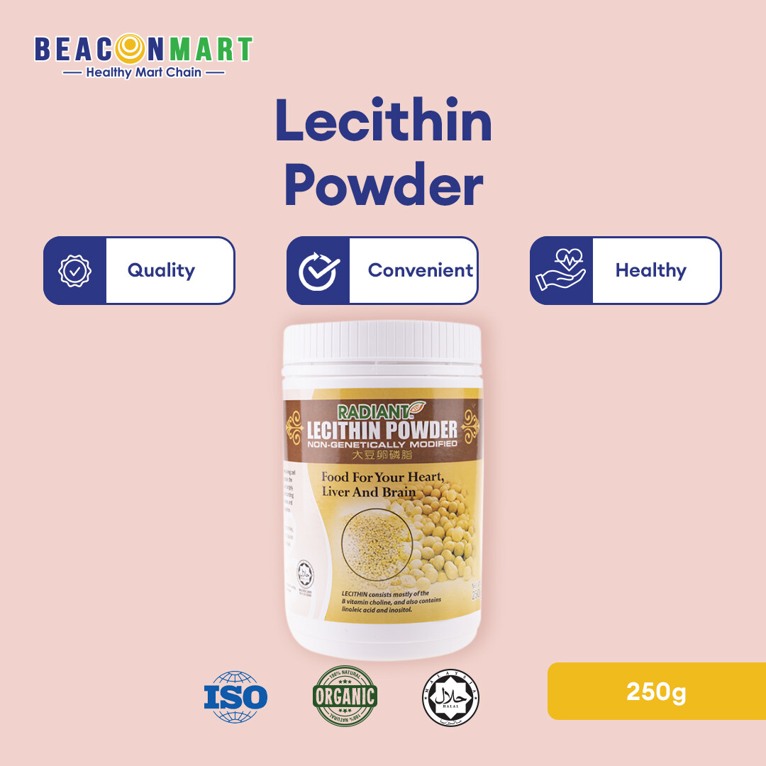 [Beacon Mart Radiant] HALAL Lecithin Powder NonGMO Serbuk