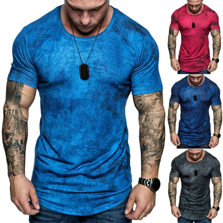 longline crew neck t shirt