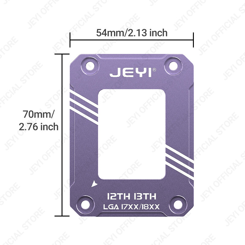 Jeyi LGA17XX-BCF Intel 12th 13th CPU uốn Correction khung CPU nhôm cố định backplane bộ làm mát CPU trên intels lga1700 nền tảng