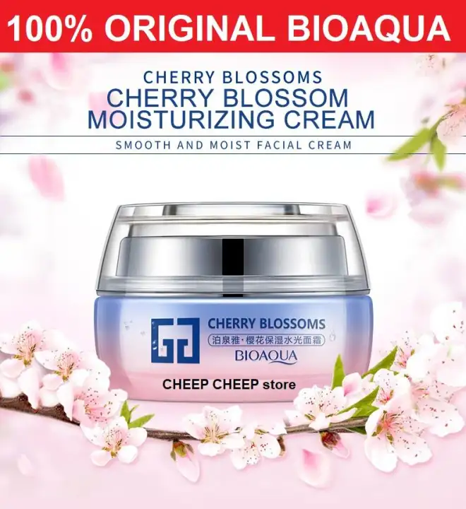 cherry blossom moisturizing cream