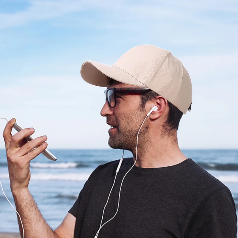 Unisex Hat Đồng Bằng Cong Mũ che nắng Ngoài Trời Chống Bụi Mũ bóng chày màu trơn Thời Trang Có Thể Điều Chỉnh Mũ Lưỡi Trai Nam Nữ