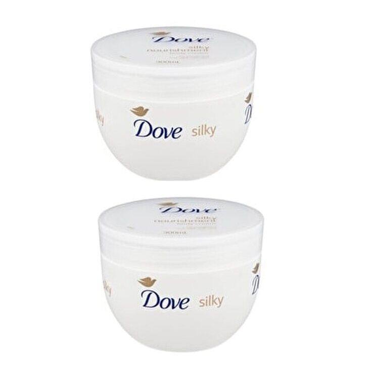 Dove Silky Nourishment Body Cream 300ml （2pcs） Lazada PH