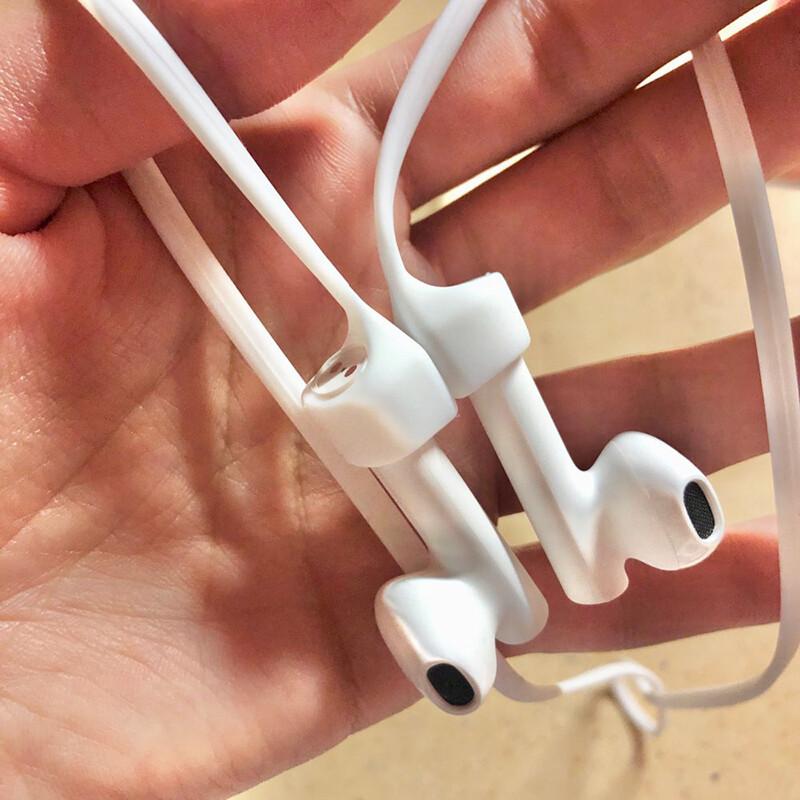 Multifunctional Portable Durable Elastic Bluetooth Headset Silicone Lanyard Earhook Compatible with Iphone AirPods Headset Anti-lost Hanging Rope