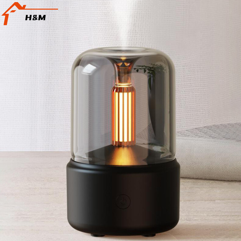 Houselife Mall new hot Portable Mini Aroma Diffuser Usb Air Humidifier Luminous Essential Oil Sprayer Night Light For Home Gift