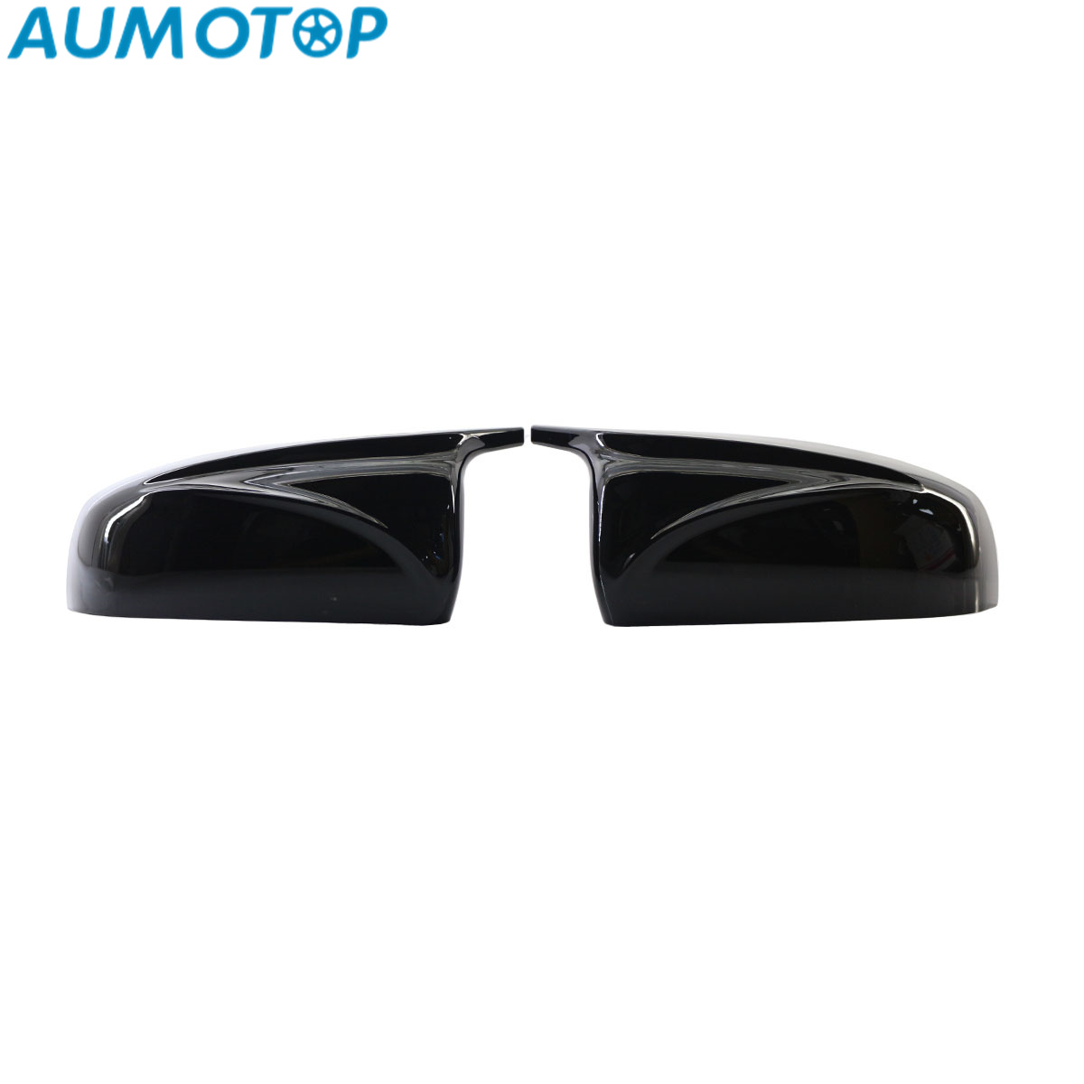 Left and right rear view mirror cap cover glossy black replacement for bmw x5 e70 x6 e71