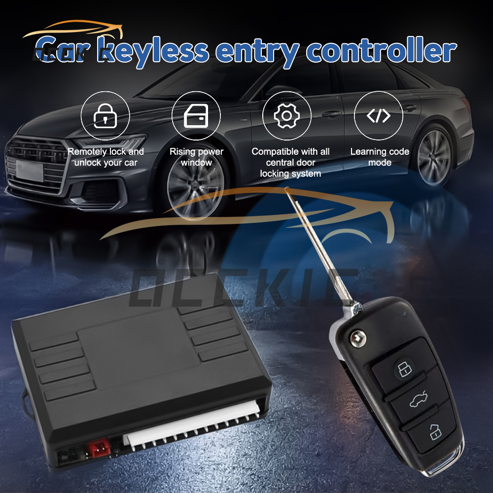 Centralized lock keyless entry system central lock alarm accessories car door windows remote control key trunk diy universal