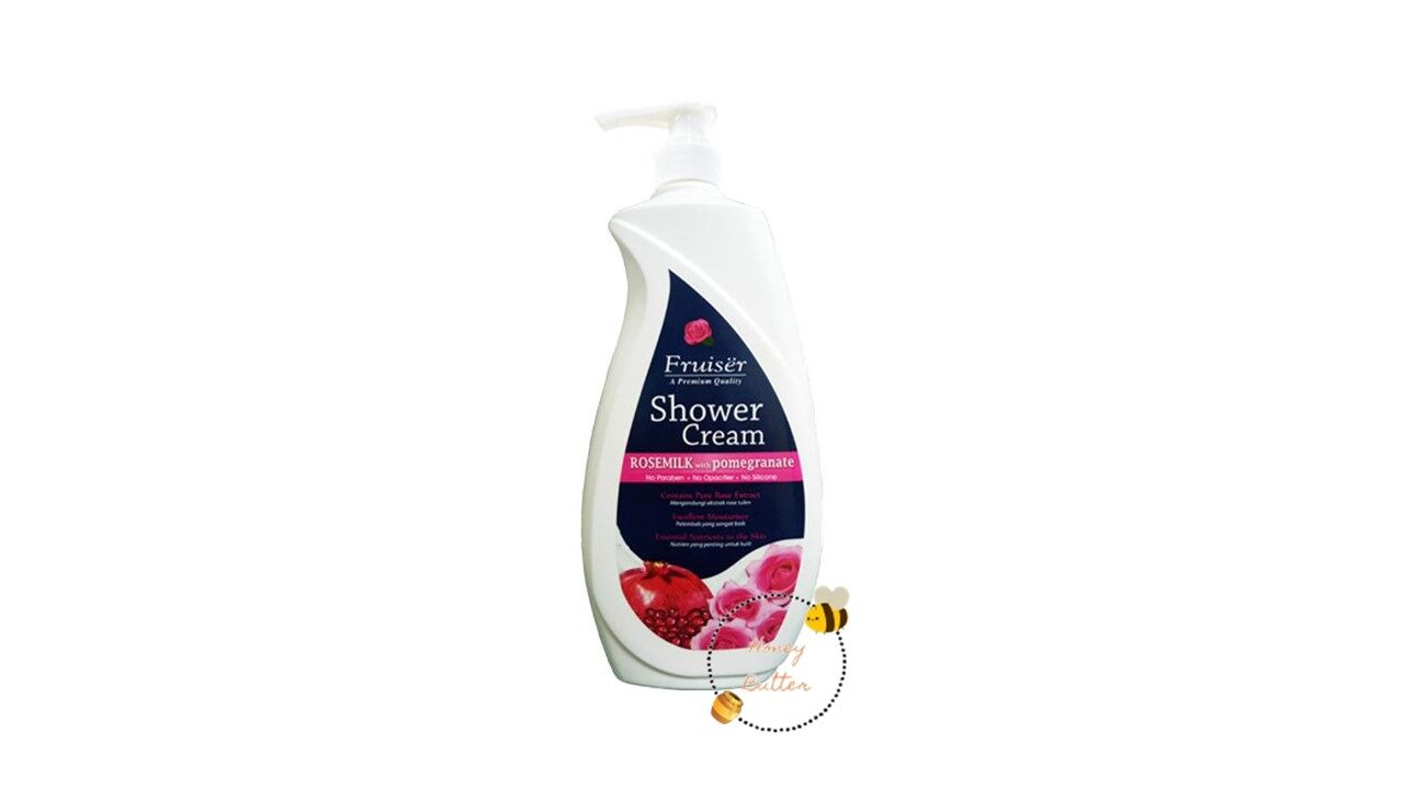 Fruiser Shower Cream 1000ml / 1L/ body shampoo (Goats Milk/Rosemilk