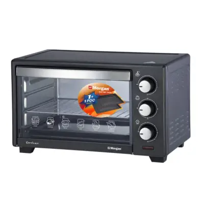 MORGAN 20L Electric Oven MEOHC22 (Black) + Free extra baking tray