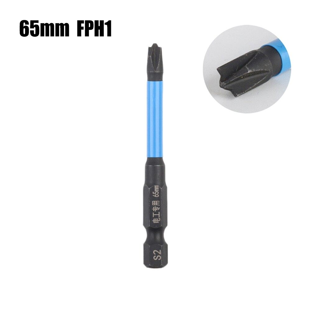 1 × Magnetic Special Slotted Cross Screwdriver Bit For Electrician PH1 PH2