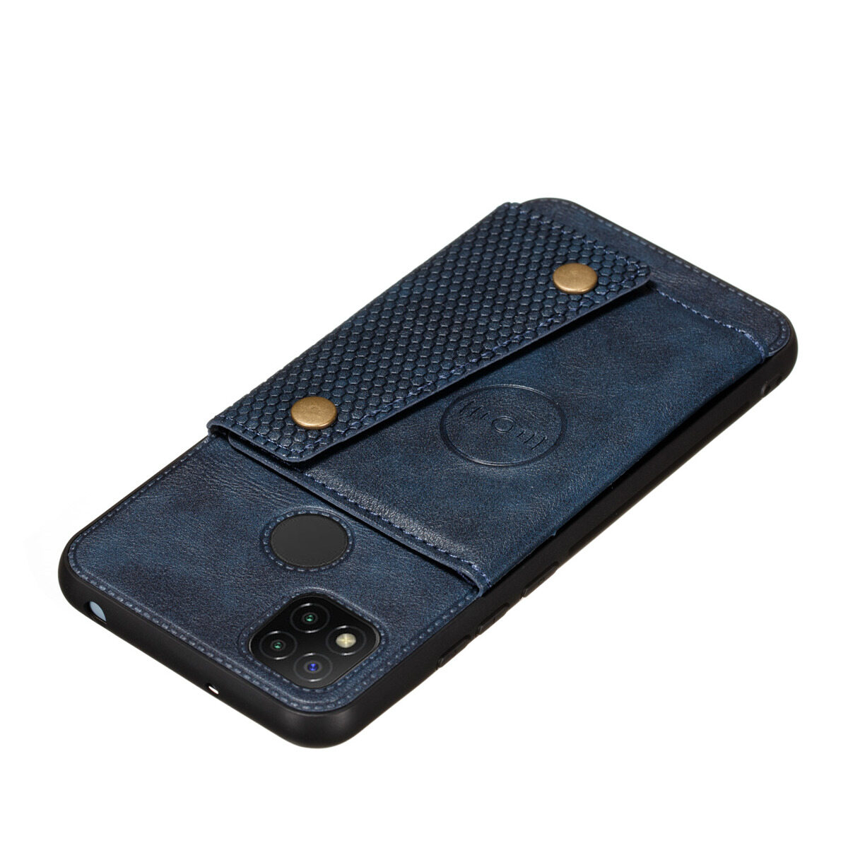 Đối với Redmi 9C da trường hợp nhiều Folio lật Bìa Wallet trở lại trường hợp vỏ, có thể làm việc với gắn trên xe hơi, ẩn thẻ tín dụng ID khe giữ, retro nút kim loại clasp, đứng hỗ trợ