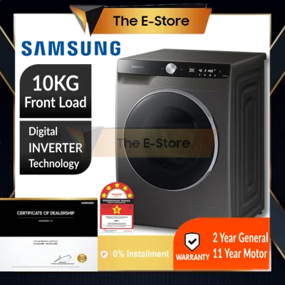 (Free TnG RM100 'Redemption) Samsung 10KG Front Load Washer | WW10TP44DSX/FQ (Washing Machine Top Loader Mesin Basuh 洗衣机)