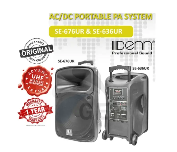 denn portable pa system