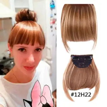 Female Air Bangs Hairpin Double Temples Chemical Fiber Bangs