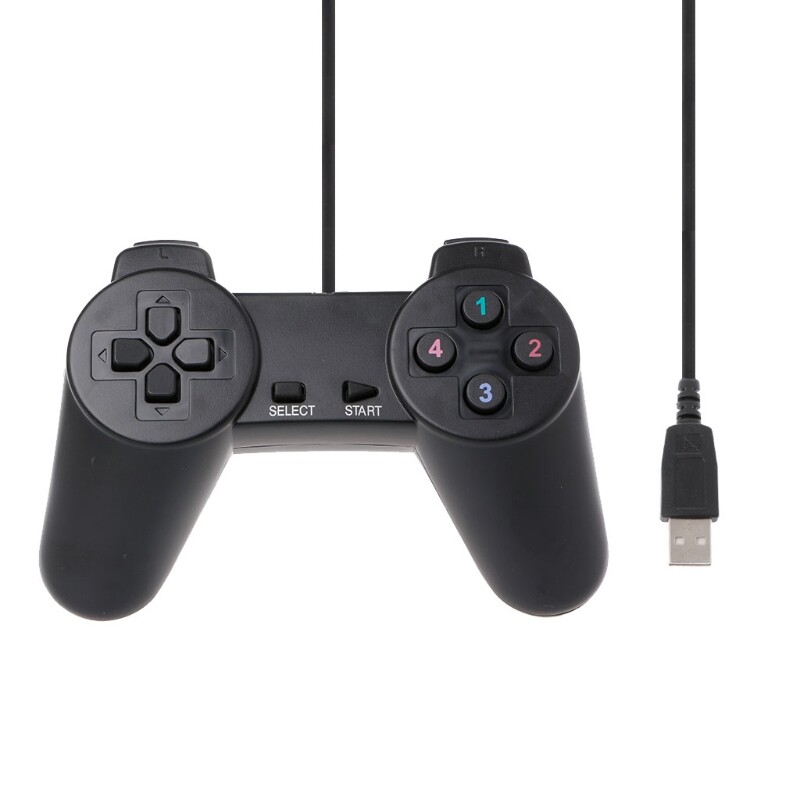 Tay Cầm Chơi Game USB 2.0 Cần Điều Khiển Chơi Game Bộ Điều Khiển Trò Chơi Có Dây Dành Cho Máy Tính Xách Tay Máy Tính PC