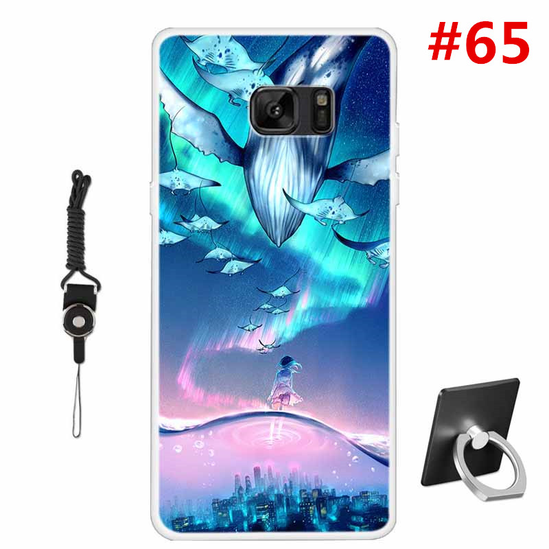 For Samsung Galaxy Note FE / Fan Edition Case Printing Silicone Soft Tpu Clear Phone Cover For Samsung Galaxy Note FE / Fan Edition note 7 Back Shells Cases casing