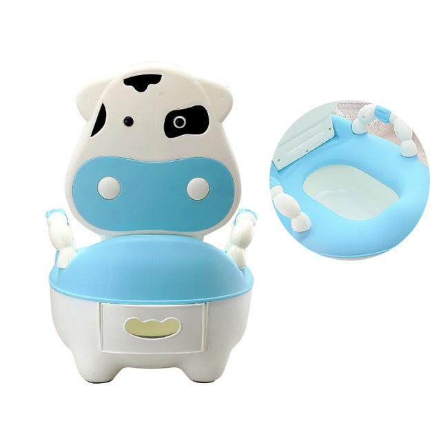 Baby Potty Toilet Bowl Training Pan Toilet Seat Children S Pot Kids Bedpan Portable Urinal Comfortable Backrest Cartoon Cute Pot