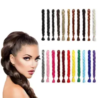 1 Kanekalon Hairstyles Synthetic Afro Twist Braids Crochet Braids