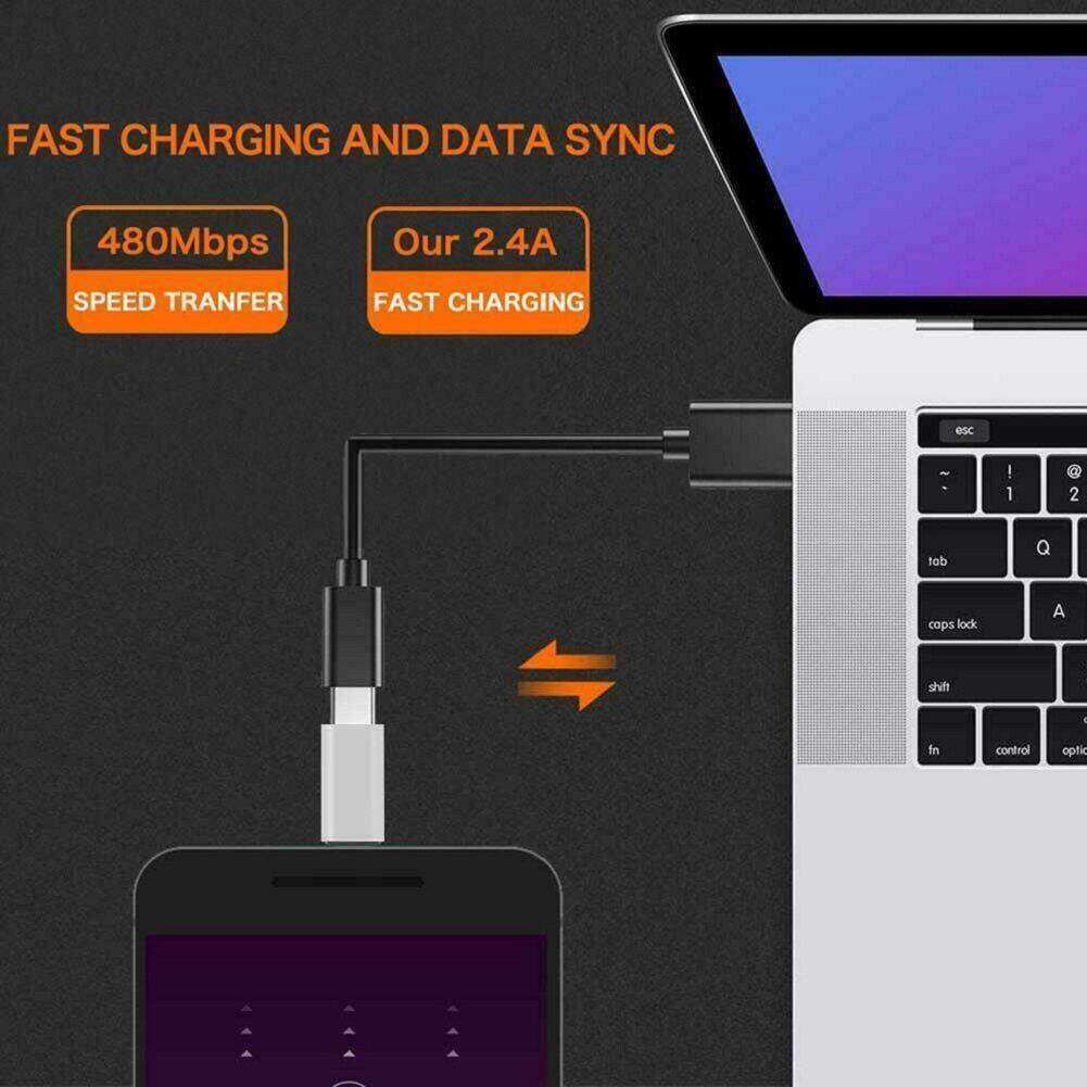 Bộ Chuyển Đổi Đầu Đực Sang USB-C Micro USB Loại C Đầu Nối Sạc Dữ Liệu