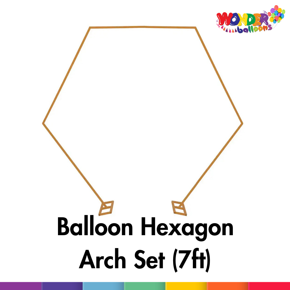 Balloon Hexagon Arch Set (7ft) Lazada