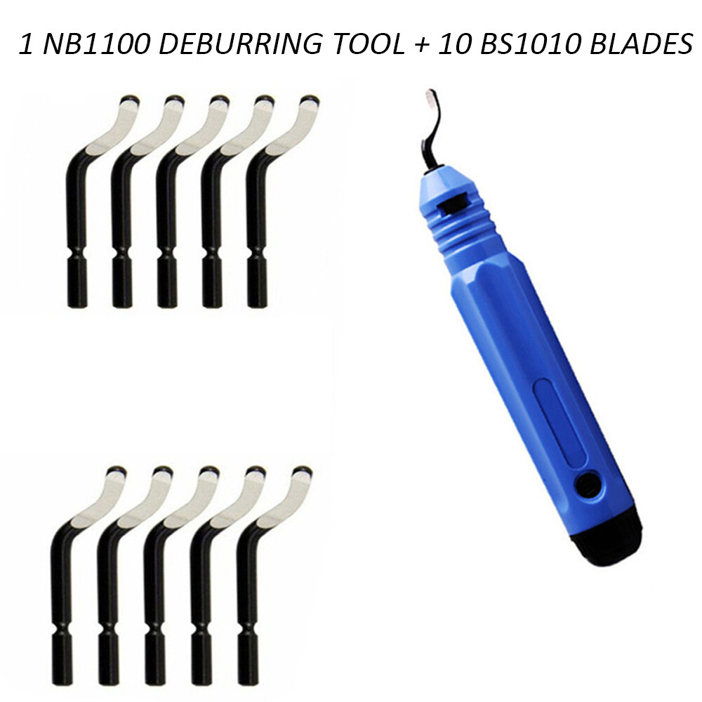 KKmoon Dao Cắt Tỉa Cầm Tay Dụng Cụ Gỡ Rối Cầm Tay NB1100 Dụng Cụ Gỡ Cạnh Chuyên Nghiệp + 10 Lưỡi Dao Thay Thế BS1010