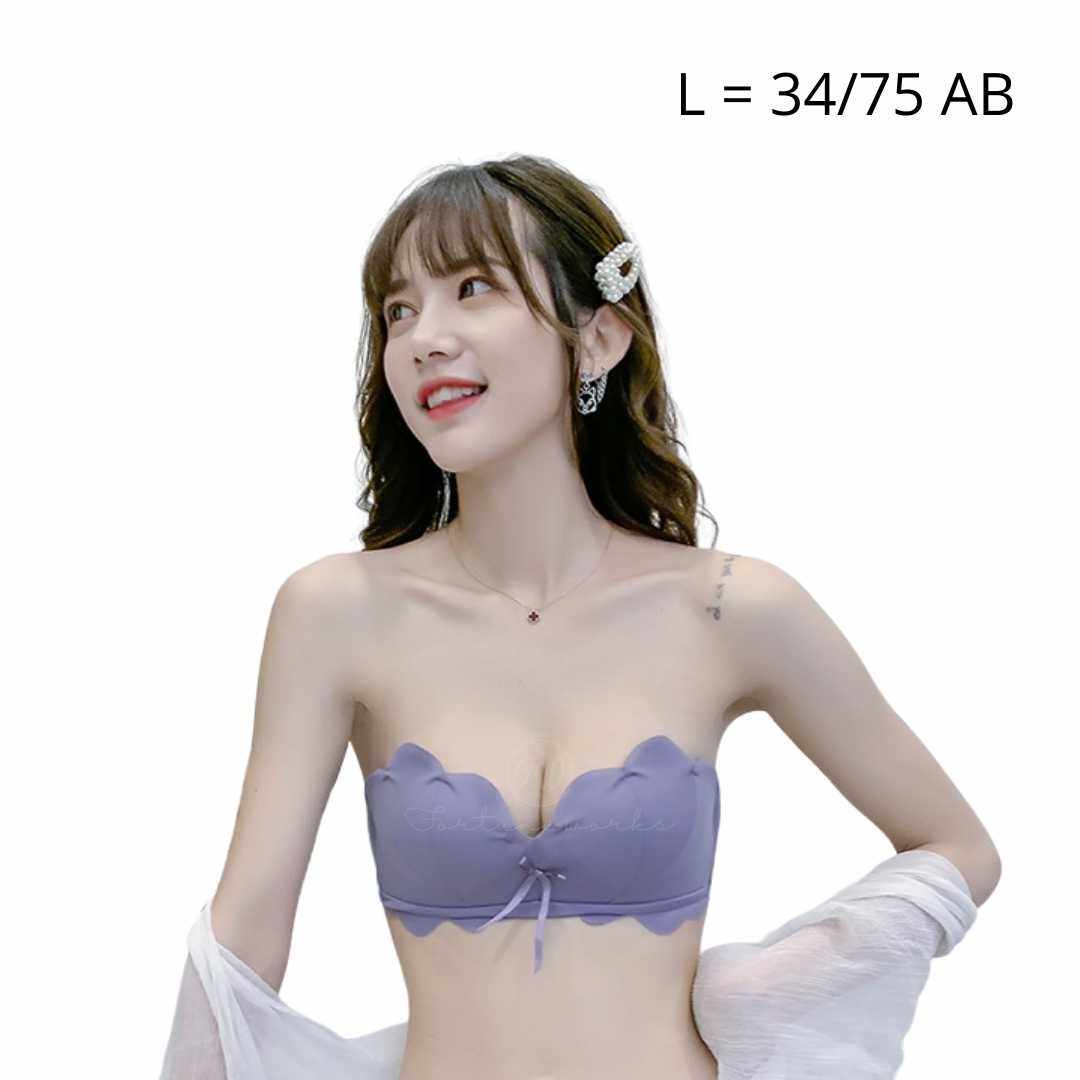 34/75 A/B/C] FORTUNEWORKS Comfortable Wireless Bikini Type Bra