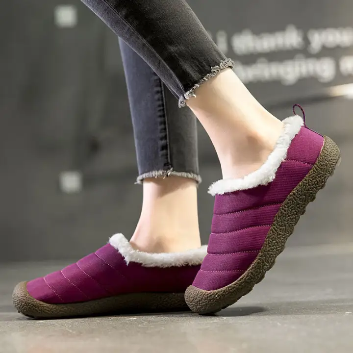 warm slip on shoes womens